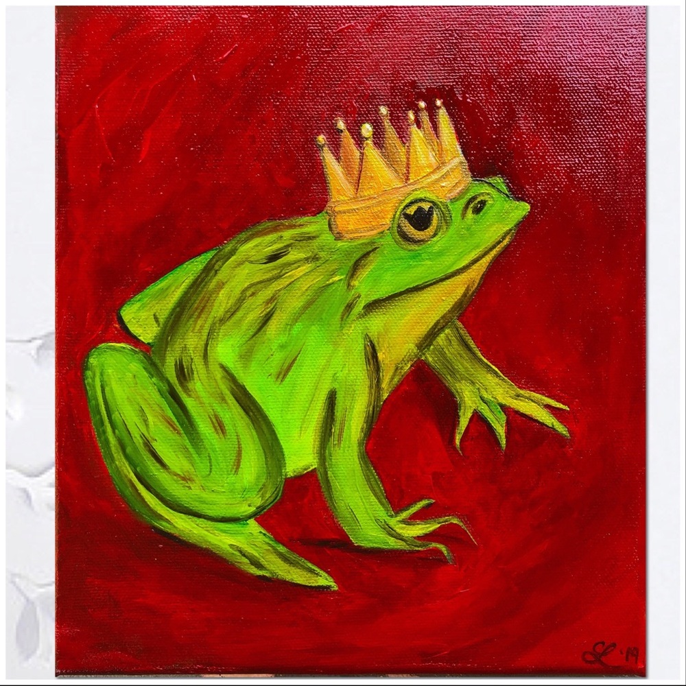 8x10 ‘Pucker Up’ oil on canvas. Painted by myself